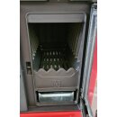 Plamen 850 Glas N &ndash; Roter Holzherd (linke Ausf&uuml;hrung)