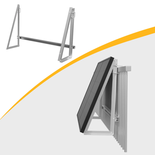 Solar-Balkonhalterung mit 30° Neigung Quadratischer Haken