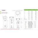TESY AquaThermica Pro 260L Brauchwasser-W&auml;rmepumpe ohne W&auml;rmetauscher