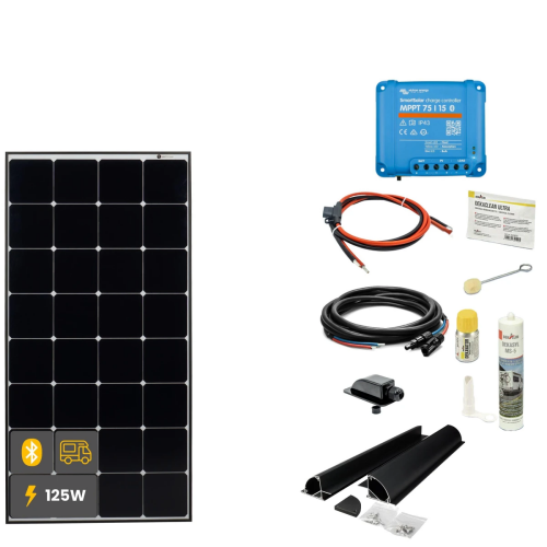 125W Daylight Wohnmobil Solaranlage SOLA Frame schwarz
