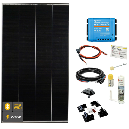 275 W SOLA Frame Black Wohnmobil Komplettset schwarz