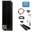 240 W BLACK LINE Wohnmobil Komplettset WS120BL-HVS Schwarz