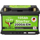 BullTron Polar 105Ah Starterbatterie - LiFePO4 12.8V Akku...