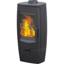 Plamen Gala Kaminofen Schwarz 8 kW – Gusseisenofen,...