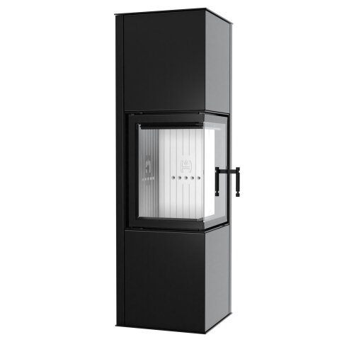 Kaminofen Hitze SIGA 6,5 kW – moderner Eckkaminofen mit A+ Effizienz, externe Luftzufuhr & große Sichtscheibe