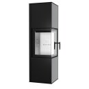 Kaminofen Hitze SIGA 6,5 kW &ndash; moderner Eckkaminofen mit A+ Effizienz, externe Luftzufuhr &amp; gro&szlig;e Sichtscheibe