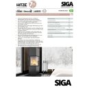 Kaminofen Hitze SIGA 6,5 kW &ndash; moderner Eckkaminofen mit A+ Effizienz, externe Luftzufuhr &amp; gro&szlig;e Sichtscheibe