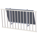 Balkonhalterung f&uuml;r Solarmodule &ndash; Platzsparende Aufst&auml;nderung 30&deg;