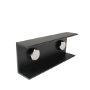 WATTSTUNDE Hausdachhalterung Mittelklemmen + Verbinder...