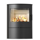 Kratki Kaminofen AB/S/2 ROLLO 10 kW &Oslash; 150 &ndash; moderner Holzofen, effiziente Raumheizung, Panorama-Glas
