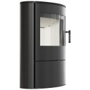 Kratki Kaminofen AB/S/2 ROLLO 10 kW &Oslash; 150 &ndash; moderner Holzofen, effiziente Raumheizung, Panorama-Glas