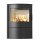 Kratki Kaminofen AB/S/2 ROLLO 10 kW Ø 150 – moderner Holzofen, effiziente Raumheizung, Panorama-Glas