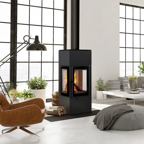 Kratki THOR VIEW Ø 150 8 kW – Moderner...