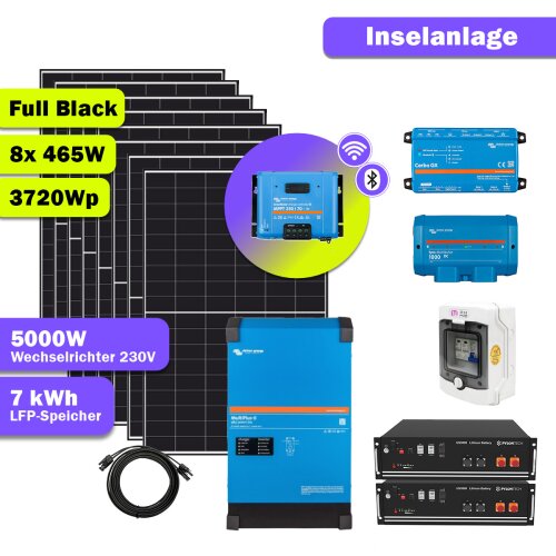 Solar-Inselanlage 5000W Komplettsystem 230V BA48-4000-Li – autark & zuverlässig