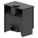 Hitze GATTO ME 5,5 kW Kaminofen &ndash; kompakter Holzofen mit Panoramascheibe