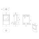 Kaminofen KRATKI BJORN 10kW &Oslash;150 Stahl Holzofen mit T&uuml;rfeder Clean Glass &amp; EEK A