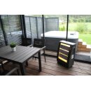 Airrex AH-720 Elektro-Infrarot-Heizstrahler 2,8 kW &ndash; Standger&auml;t mit Thermostat &amp; Fernbedienung f&uuml;r Werkstatt, Terrasse &amp; Wintergarten