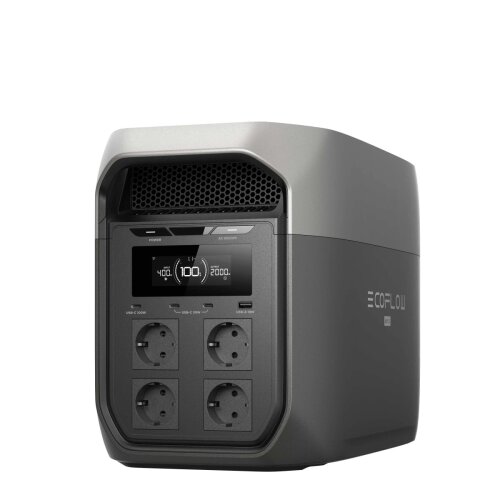 EcoFlow DELTA 3 Max Powerstation 2048Wh | LiFePO₄ Akku | 3000W AC | Solar Generator & Notstromversorgung