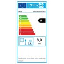 Kamineinsatz Simple Box 8 kW &Oslash; 200 Bianco &ndash; Holzofen modern, energieeffizient &amp; BImSchV-konform, T&uuml;r&ouml;ffnung links