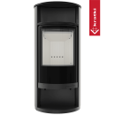 Kaminofen aus Stahl KRATKI RUNA 8 kW Ø 150 Schwarz...