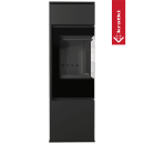Kratki Eck-Kaminofen REN/S Black Edition 7 kW &ndash; Schwedenofen Stahl modern &amp; BImSchV-konform