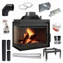 Kamineinsatz Gusseisen KRATKI SIMPLE links 8 kW Ø...