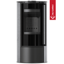 Kaminofen KRATKI ERIK 5,5 kW Ø 150 Grau Satin...