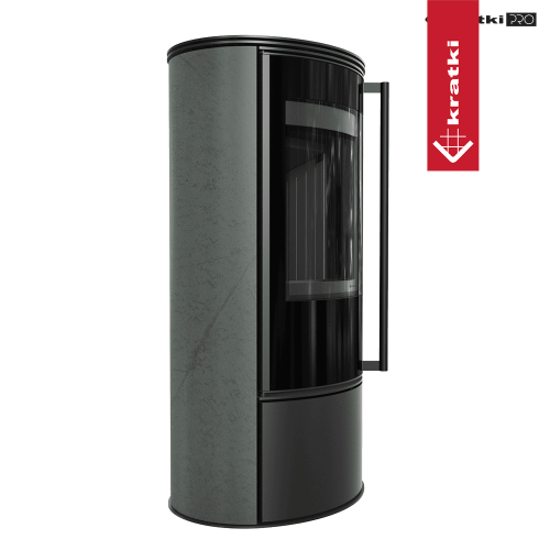 Kaminofen KRATKI ERIK 5,5 kW Ø 150 Serpentino – Holzofen modern, energieeffizient & BImSchV-konform