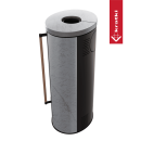 Kaminofen ERIK 5,5 kW Ø 150 Grau Satin –...