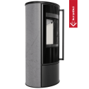 Kaminofen KRATKI ERIK 5,5 kW Ø 150 Grau Satin...