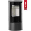 Kratki Stahl-Gusseisen Kaminofen 5,5 kW Ø 150...