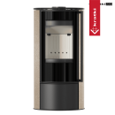 Kaminofen KRATKI ERIK 5,5 kW Ø 150 Gold Satin...