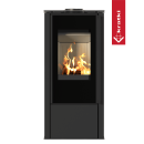 Kaminofen KRATKI HATI 5,5 kW Ø 150 Schwarz –...