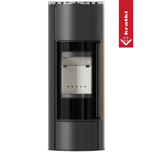 Stahlkaminofen ERIK 5,5 kW Ø 150 Schwarz – Holzofen modern, energieeffizient & BImSchV-konform