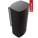 Freistehender Stahlofen KRATKI ENYO R 5 5,5?kW Schwarz &ndash; Holzofen modern, energieeffizient &amp; raumluftunabh&auml;ngig