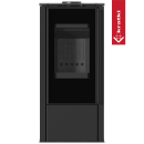 Kaminofen KRATKI HATI 5,5 kW Ø 150 Schwarz –...