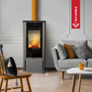 Kratki Kaminofen AB ENYO 4,9 kW Erdgas Ø 100/150...