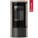 Kaminofen ERIK 5,5?kW Ø?150 Gold Satin –...