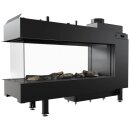 Kratki Gaskamin LEO 100 Raumteiler 9 kW – Erdgas...
