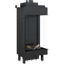 Kratki Gaskamin LEO 45/68 rechts 5,8 kW &ndash; Gas-Feuerstelle Erdgas, modern &amp; effizient