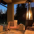 Gasheizstrahler Umbrella Stahl schwarz 12kW Set –...