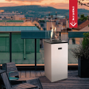 Terrassenheizer Patio Slim 8,2kW Stahl weiß –...