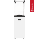 Terrassenheizer Patio Slim 8,2kW Stahl wei&szlig; &ndash; Gasheizstrahler modern &amp; manuell steuerbar