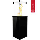 Gas Terrassenheizer Patio Glas 8,2kW &ndash; Gasheizstrahler Garten &amp; Terrasse 80cm hoch