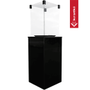 Gas Terrassenheizer Patio Glas 8,2kW &ndash; Gasheizstrahler Garten &amp; Terrasse 80cm hoch