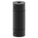 Hitze CHARUTO Kaminofen 8,5 kW &ndash; Freistehend, Rund, Panoramafenster, Holzofen, Effizient &amp; Ecodesign