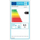 Hitze CHARUTO Kaminofen 8,5 kW &ndash; Freistehend, Rund, Panoramafenster, Holzofen, Effizient &amp; Ecodesign