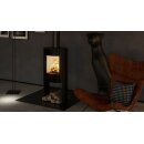 Hitze ELLISSE SB Kaminofen 5,3 kW &ndash; Design Holzofen, BImSchV Stufe 2, Ecodesign