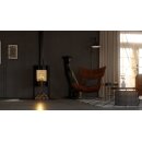 Hitze ELLISSE SB Kaminofen 5,3 kW &ndash; Design Holzofen, BImSchV Stufe 2, Ecodesign