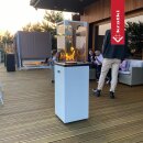 Gas Terrassenheizer PATIO LIGHT Weiß – 8,2 kW...